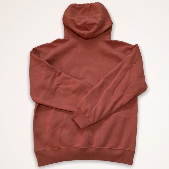 F21 Lace Trim V-Neck Oversized Hoodie - Picture 3 of 6